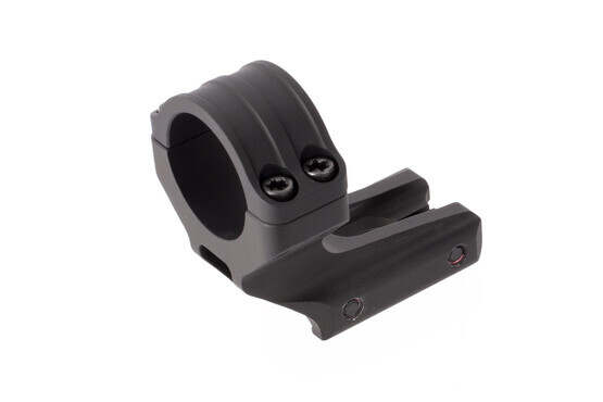 Daniel Defense 30mm mount for red dots cantilevers the optic forward to optimize rail space when used with a magnfifier